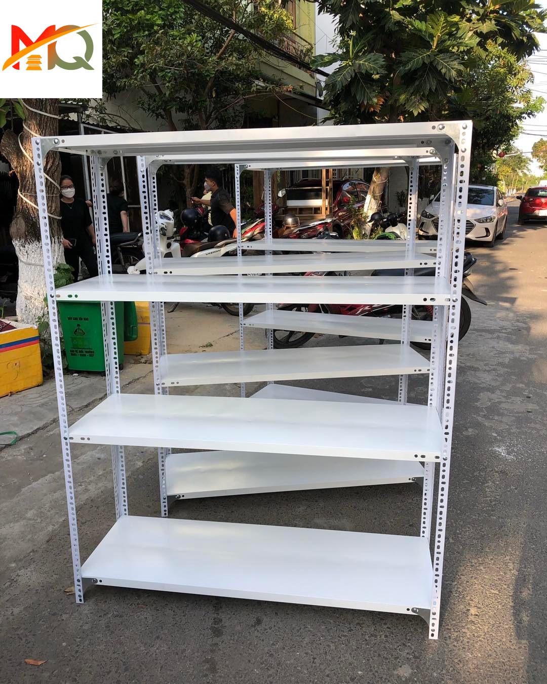 Kệ V-Lỗ 4 Sàn Dài 1.2m Rộng 40cm