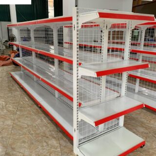 Kệ tạp hoá 2 mặt cao 1.5m dài 3m x 4 tầng