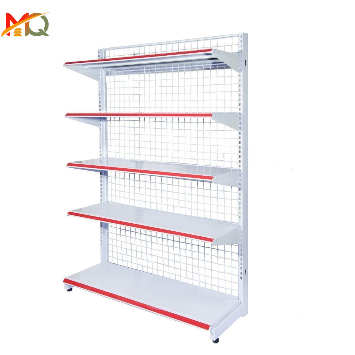 Kệ siêu thị đơn áp tường 5 tầng 1200 x 1800
