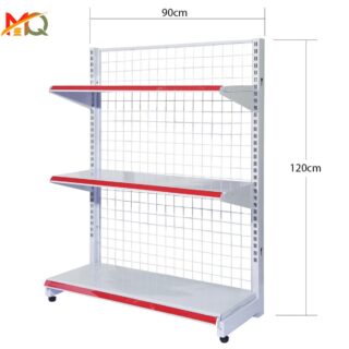 Kệ siêu thị đơn áp tường 3 tầng 900 x 1200