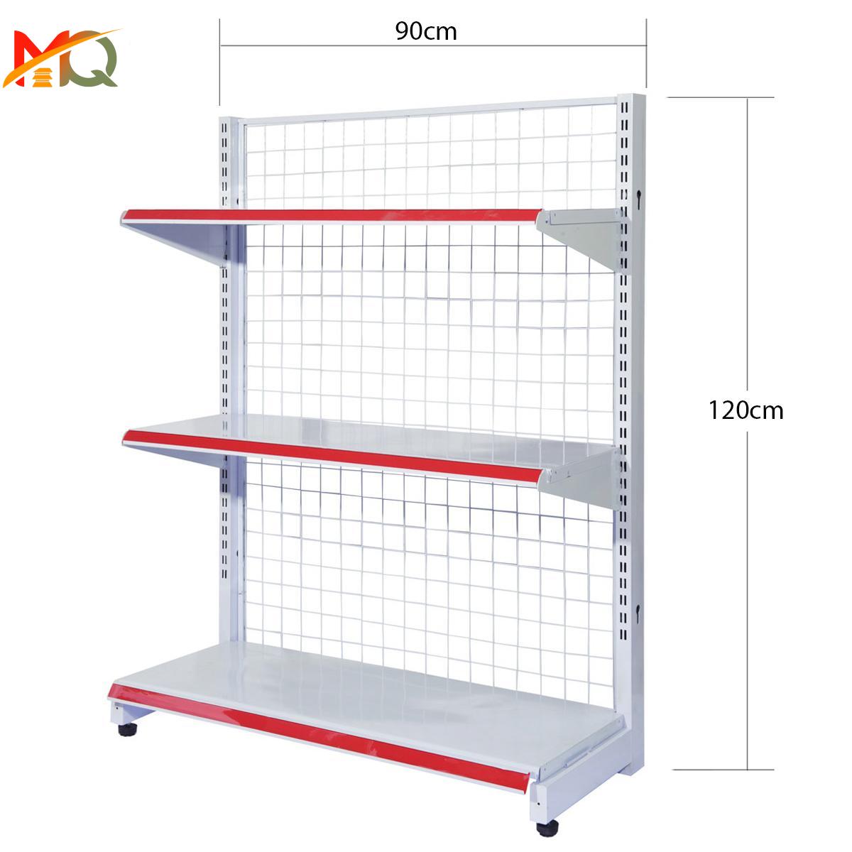 Kệ siêu thị đơn áp tường 3 tầng 900 x 1200