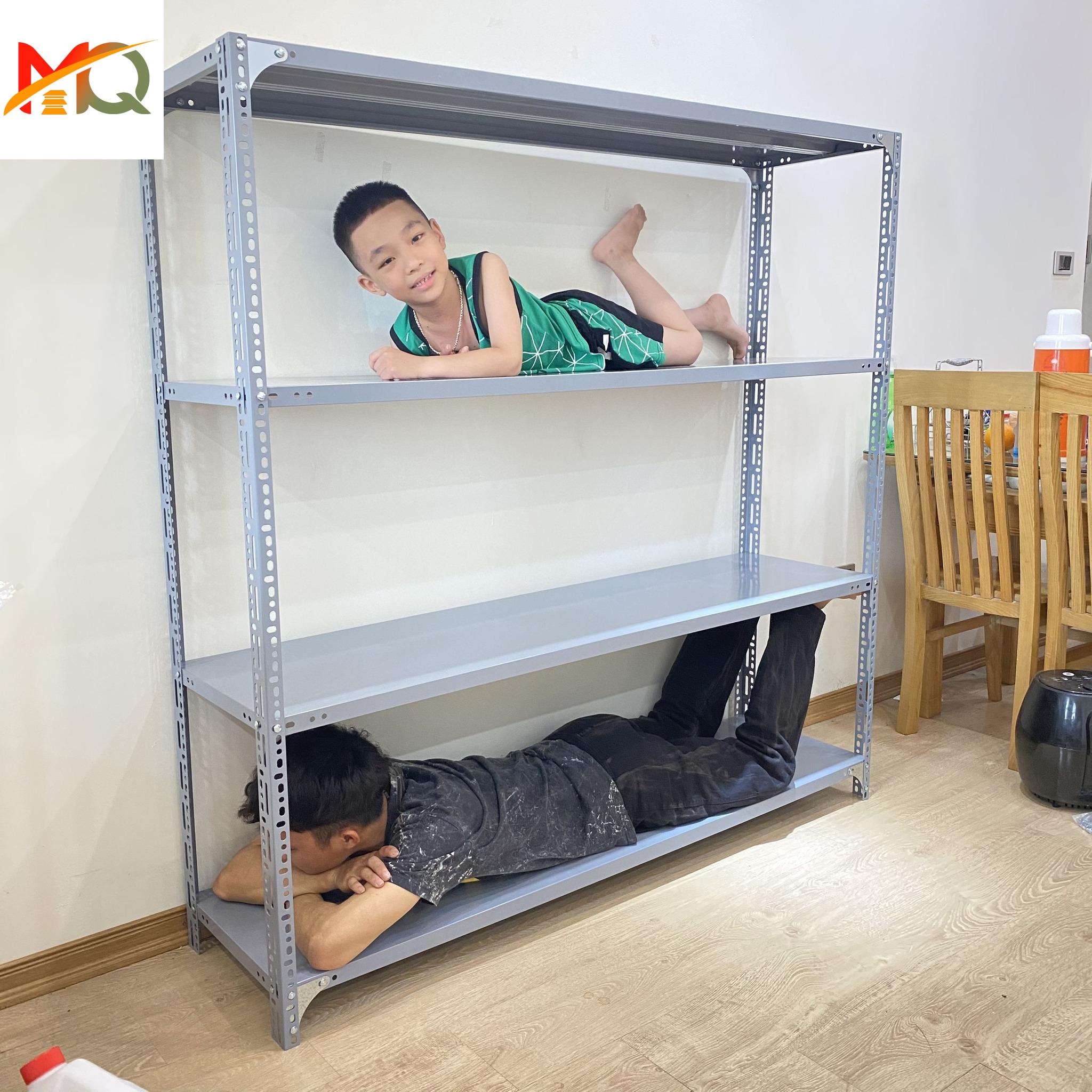 Kệ V-Lỗ 4 Sàn Dài 1.5m Rộng 30cm