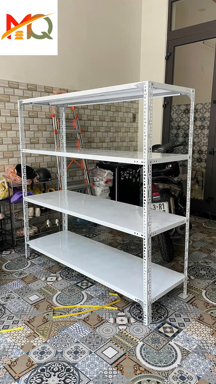 Kệ V-Lỗ 4 Sàn Dài 1.2m Rộng 50cm