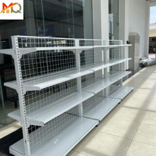Kệ siêu thị 2 mặt cao 1.5m dài 3.6m x 4 tầng